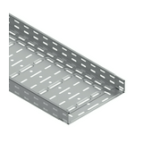 Kábeltálca perforált 3m E90 acél szalaghorganyzott 60mm x 300mm x 3000mm világosszürke KZI KOPOS